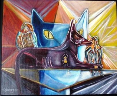 Sous l'oeil de BASTET - Françoise Dunesme