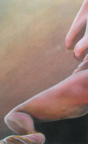 Pastel sur fusain 7 - A Woon