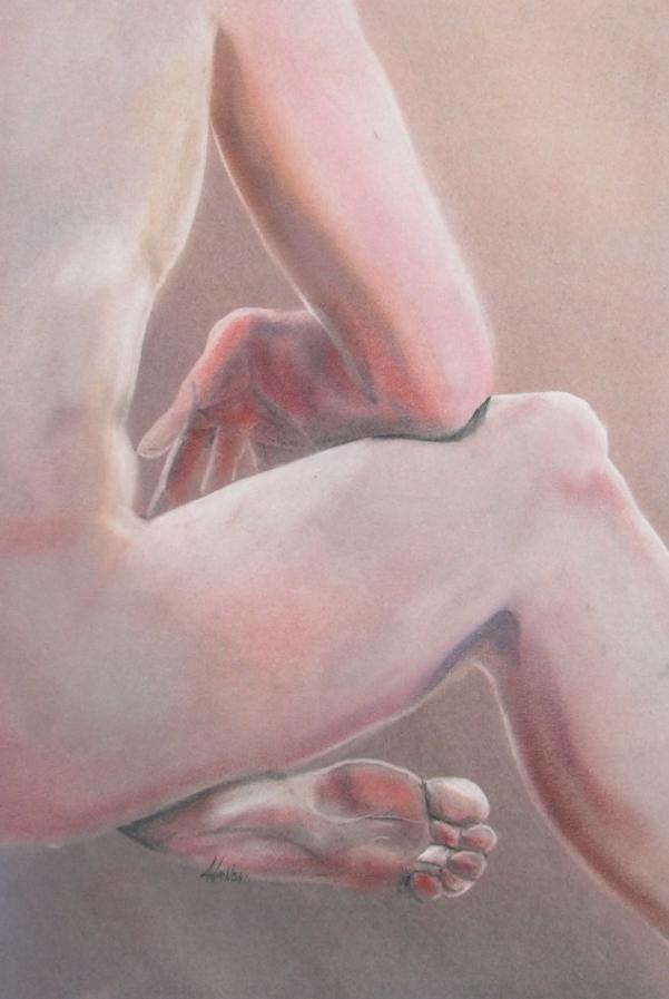 Pastel sur fusain 12 - A Woon - Cliquer pour afficher en grand