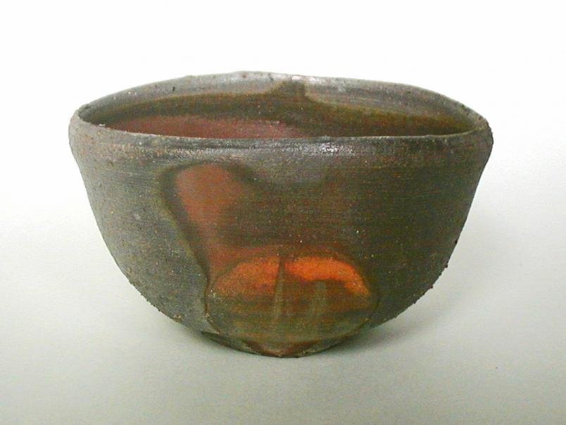 Bizen-style Wood-fired Teabowl with Wadding Mark 0 - Makoto Hatori - Cliquer pour afficher en grand
