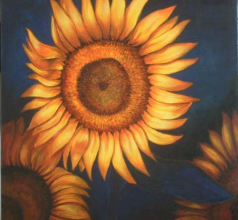 Sunflower by Moonlight - Valérie Stapleton