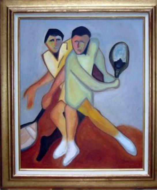 LES JOUEURS DE TENNIS - Toufik Sounni