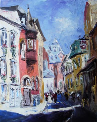 Les façades de la Rue Couillard - Claudia Mandl
