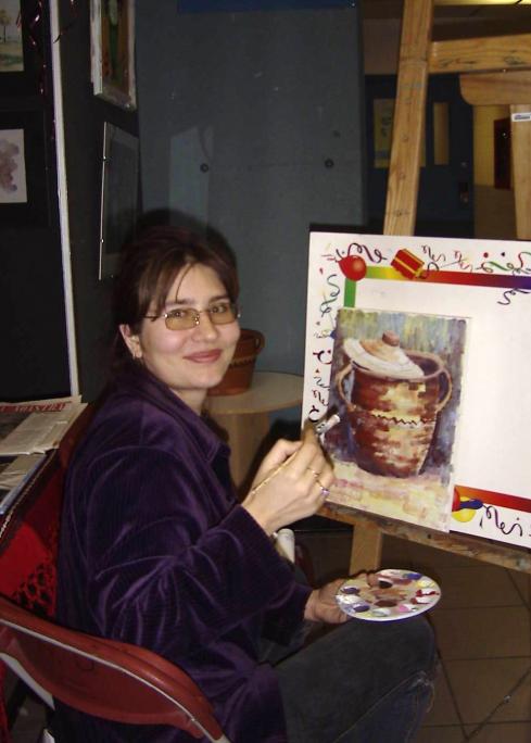 Démonstration de peinture 2004 - Claudia Mandl
