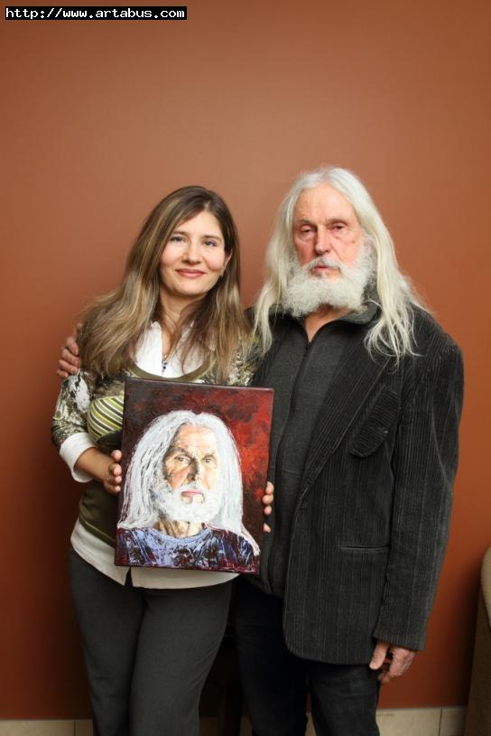 Avec Armand Vaillancourt - Claudia Mandl