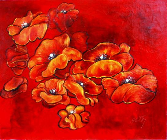 coquelicots rouges - Ozak