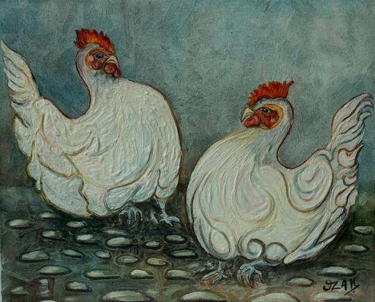 poule blanche - Ozak