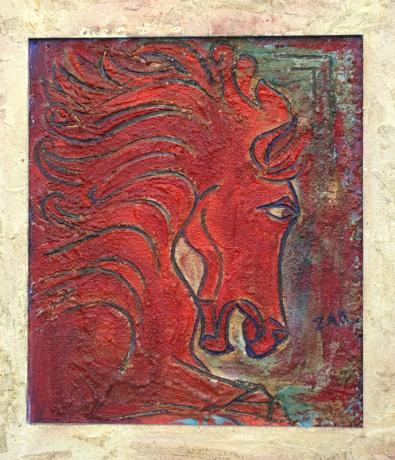 tète de cheval rouge - Ozak