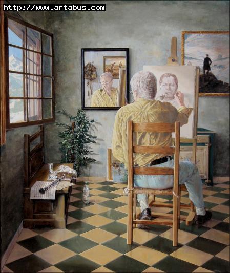 Autoportrait inachevé - Gérard Hardy