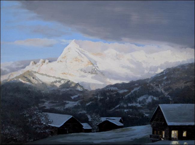 Départ au ski - Gérard Hardy - Cliquer pour afficher en grand