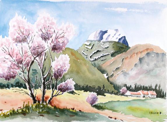 Amandier au Garlaban - Jacky Roger