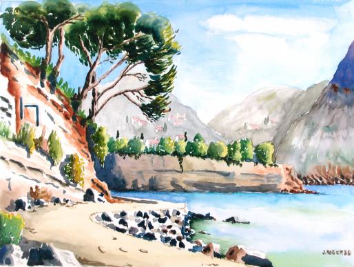 L'Anse Corton à Cassis en Provence - Jacky Roger