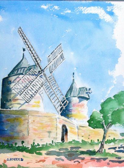 Les moulins de Régusse en Provence - Jacky Roger