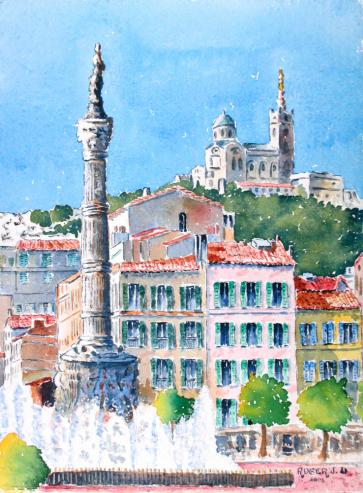 Place Castellane à Marseille - Jacky Roger