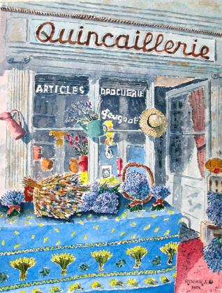 Vieille quincaillerie à Cotignac en Provence - Jacky Roger