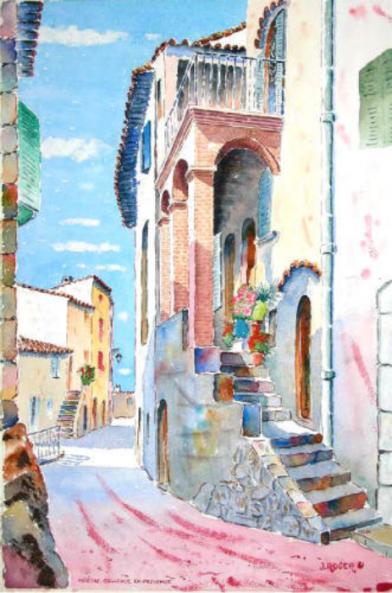 vieille rue à Moissac-Bellevue en Haut-Var - Jacky Roger