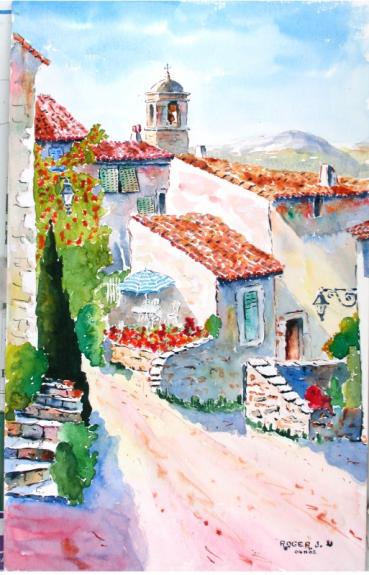 Village en Lubéron - Jacky Roger