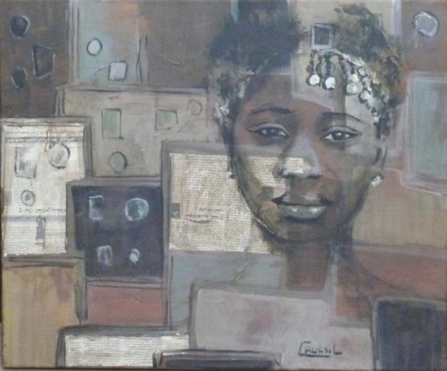 Africaine - Christine Aussillous - Cliquer pour afficher en grand