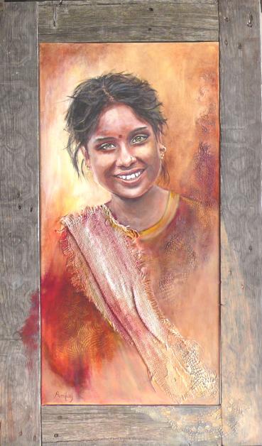 Indienne 2 - Christine Aussillous