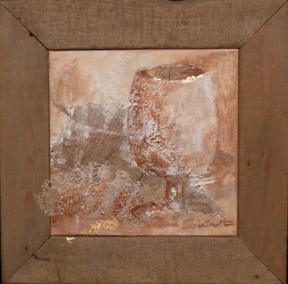 Verre oublié - Christine Aussillous - Cliquer pour afficher en grand