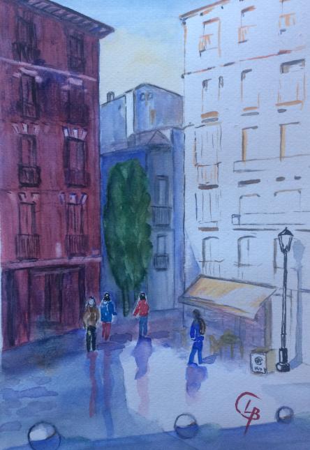 Plaza de Santa Cruz, Madrid - Luis Bachiller
