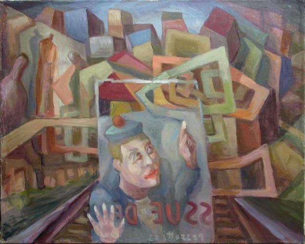 la vitre - Michel Pezzatti - Cliquer pour afficher en grand