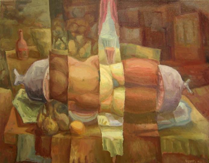 femme saucisson - Michel Pezzatti - Click to enlarge