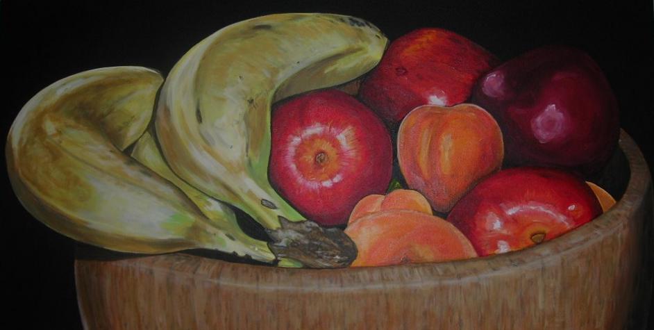 Coupe de fruits - Philippe Greffard - Cliquer pour afficher en grand