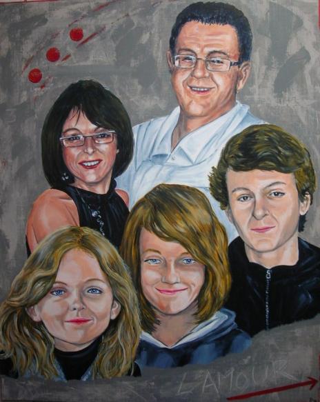Patrice Anne-Lise et leurs enfants - Philippe Greffard