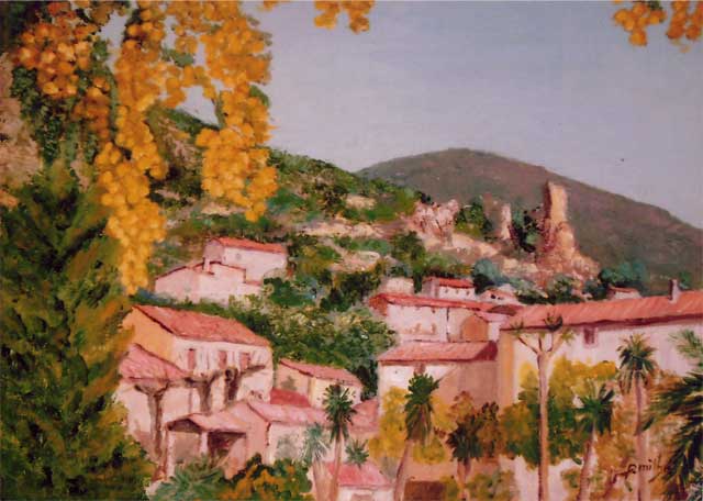 Roquebrun - Paul Milhé - Click to enlarge