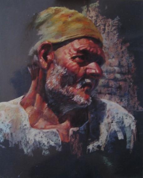 portrait of an oldman - Hanaa Hashem