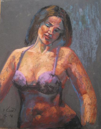 portrait of a belly dancer - Hanaa Hashem