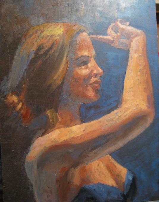 portrait of q belly dancer - Hanaa Hashem