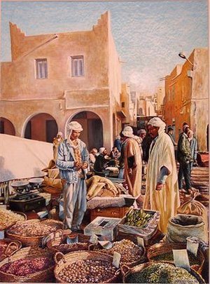 Place du marché - Med Bachir Bouchriha