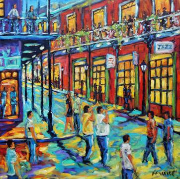 Rue Bourbon Nouvelle Orléans - Richard T Pranke