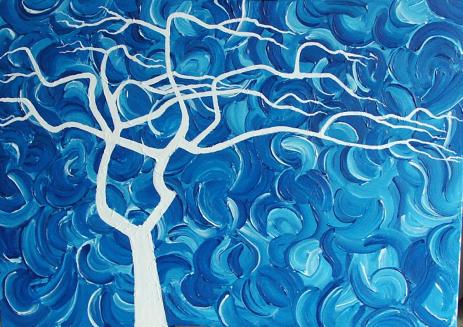 Blue Tree - Alexandra Kruk