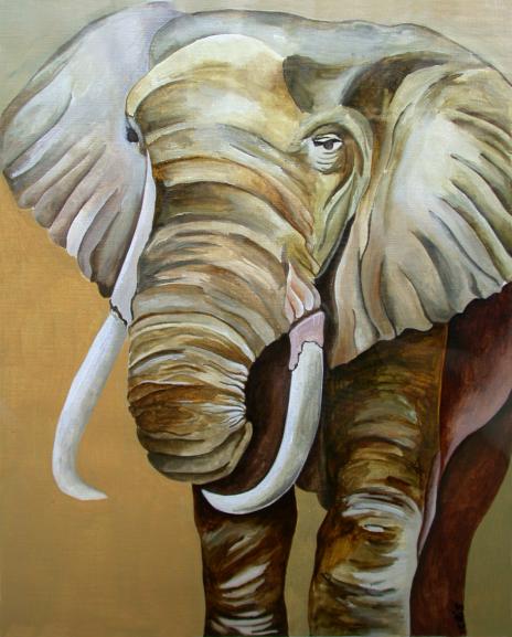 Eléphant - Christine Audoye