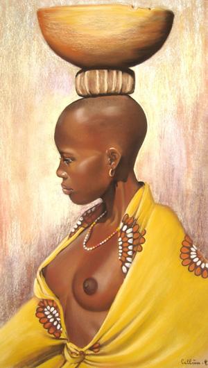 Porteuse Africaine - Armelle Callènes