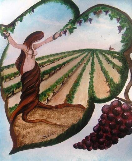 le vin, la vigne et la féminité - Sylvie Robert  Alonso