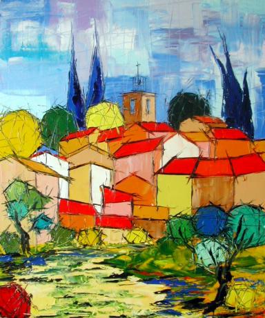 CHEMIN MENANT AU VILLAGE - Jiel