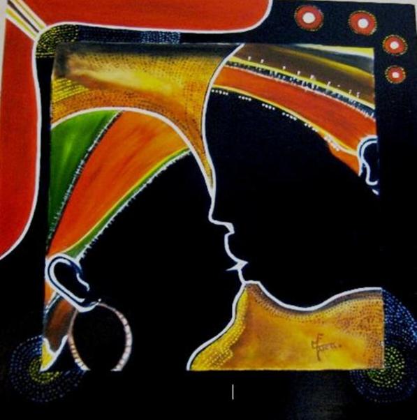 Baiser Africain - Marie France Mateu - Click to enlarge