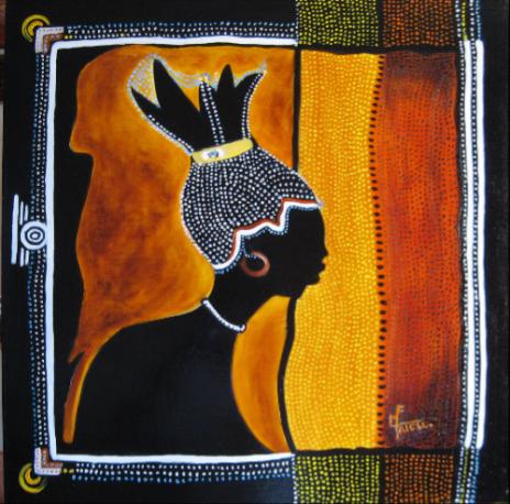 Mariée Africaine - Marie France Mateu