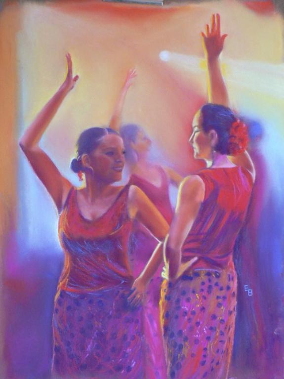danseuses de Flamenco - Evelyne Berart
