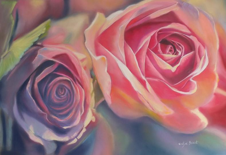 camaieu de roses - Evelyne Berart - Click to enlarge