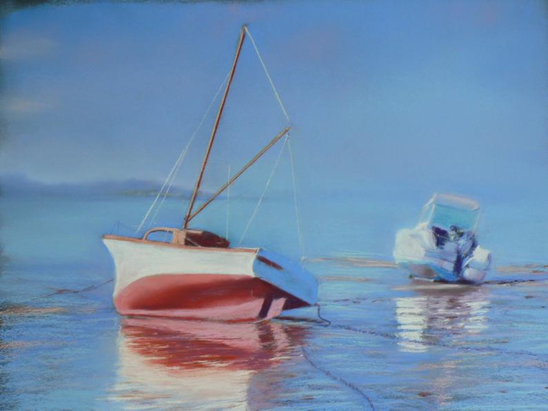 reflets rouges - Evelyne Berart - Cliquer pour afficher en grand