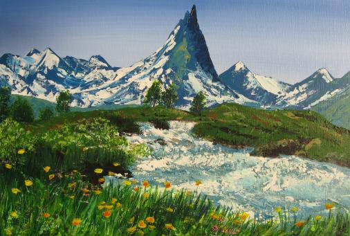 L'Aiguille Noire - Alpes - Christiane Sonney