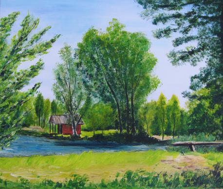 La cabane de l'Etang Georges - Christiane Sonney