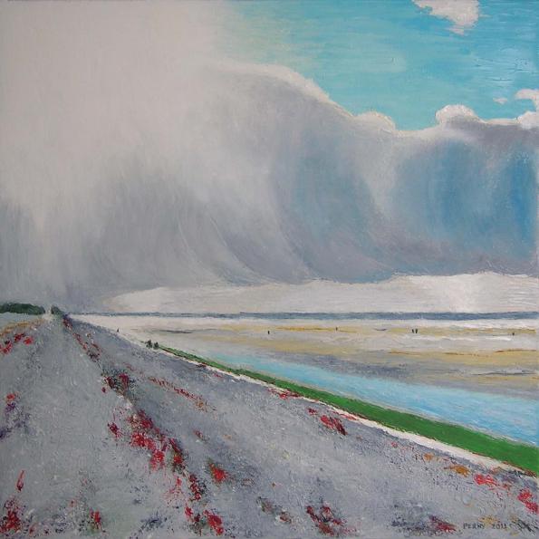 Plage Le Hourdel (80) - René Perny - Cliquer pour afficher en grand