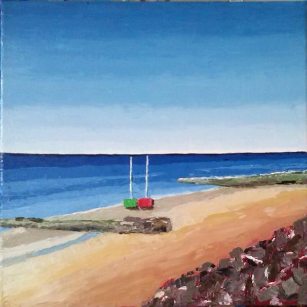 Plage de Luzéronde (85) - René Perny - Cliquer pour afficher en grand