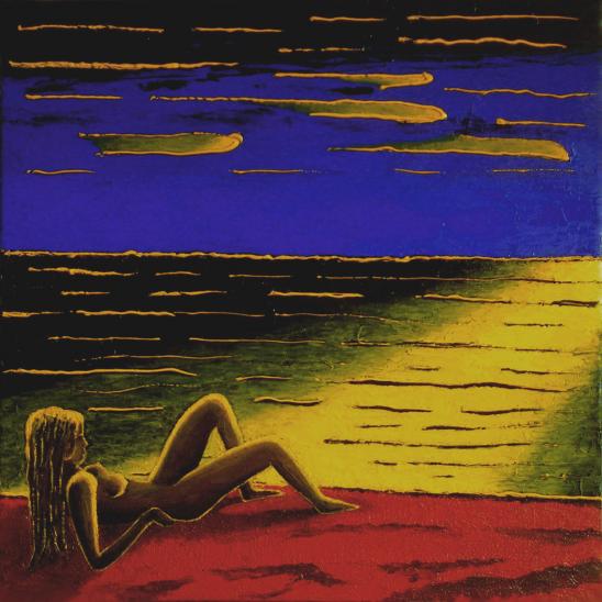 Soleil couchant - René Perny